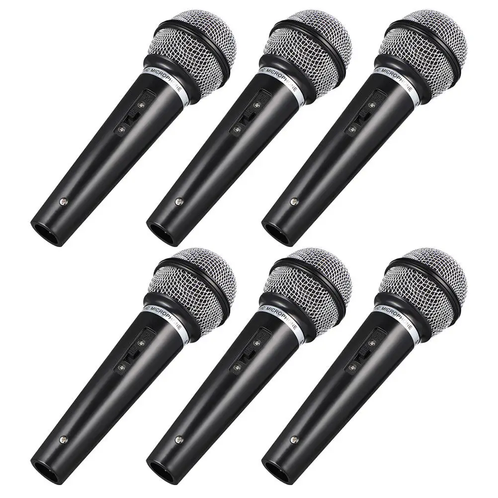 6Pcs Realistic Simulation Microphone Prop Fake Mic for Pretend Play Stage Performance Party Cosplay Creative Microphone Modeling
6Pcs Realistic Simulation Microphone Prop Fake Mic for Pretend Play Stage Performance Party Cosplay Creative Microphone Modeling