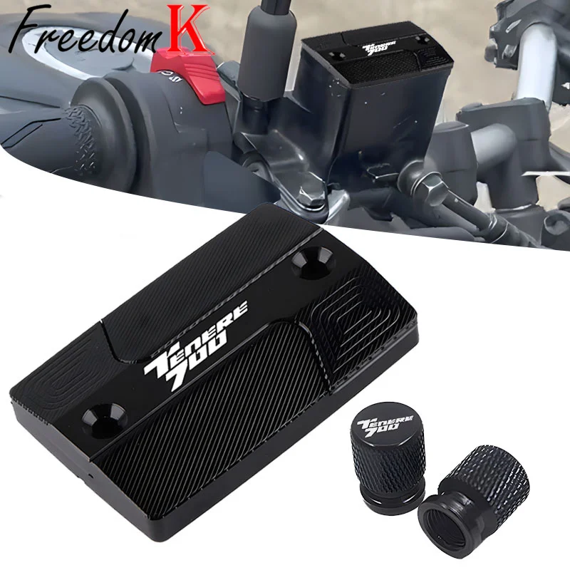Motorcycle accessories quality CNC Front Brake Reservoir Fluid Tank Cover Oil Cup Cap Fit For TENERE 700 Tenere700
Motorcycle accessories quality CNC Front Brake Reservoir Fluid Tank Cover Oil Cup Cap Fit For TENERE 700 Tenere700
