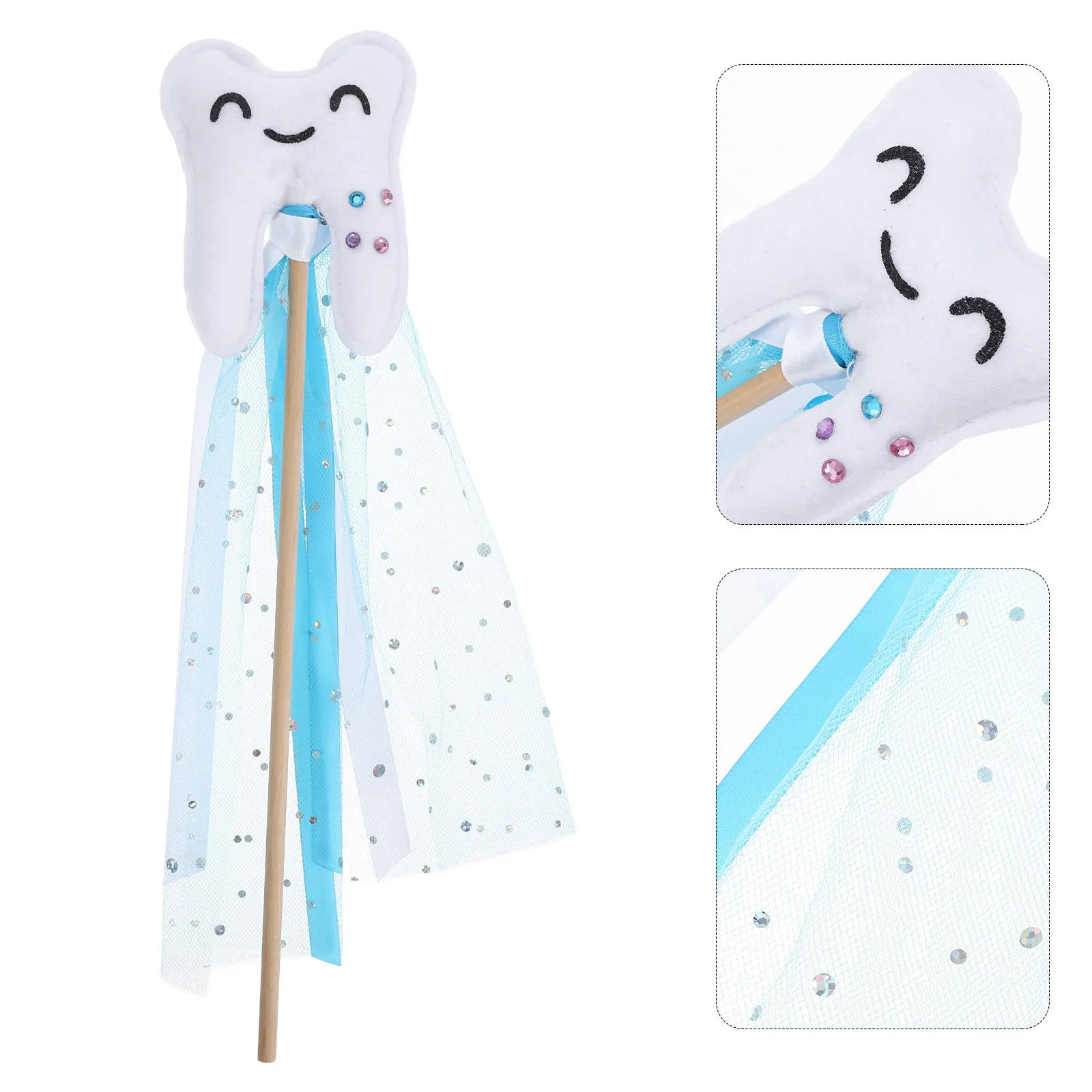 Lovely Fairy Wand Teeth-Shaped Stick Angel Teeth Kids Stage Performance Prop Novelty Party Decoration Exquisite Fairy Rod
Lovely Fairy Wand Teeth-Shaped Stick Angel Teeth Kids Stage Performance Prop Novelty Party Decoration Exquisite Fairy Rod