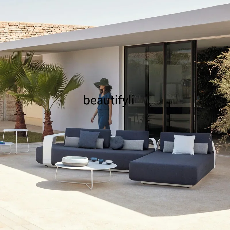 Designer Model Room Aluminum Alloy Sofa Courtyard B&B Sofa Garden Hotel Waterproof Sunscreen Outdoor Sofa
Designer Model Room Aluminum Alloy Sofa Courtyard B&B Sofa Garden Hotel Waterproof Sunscreen Outdoor Sofa