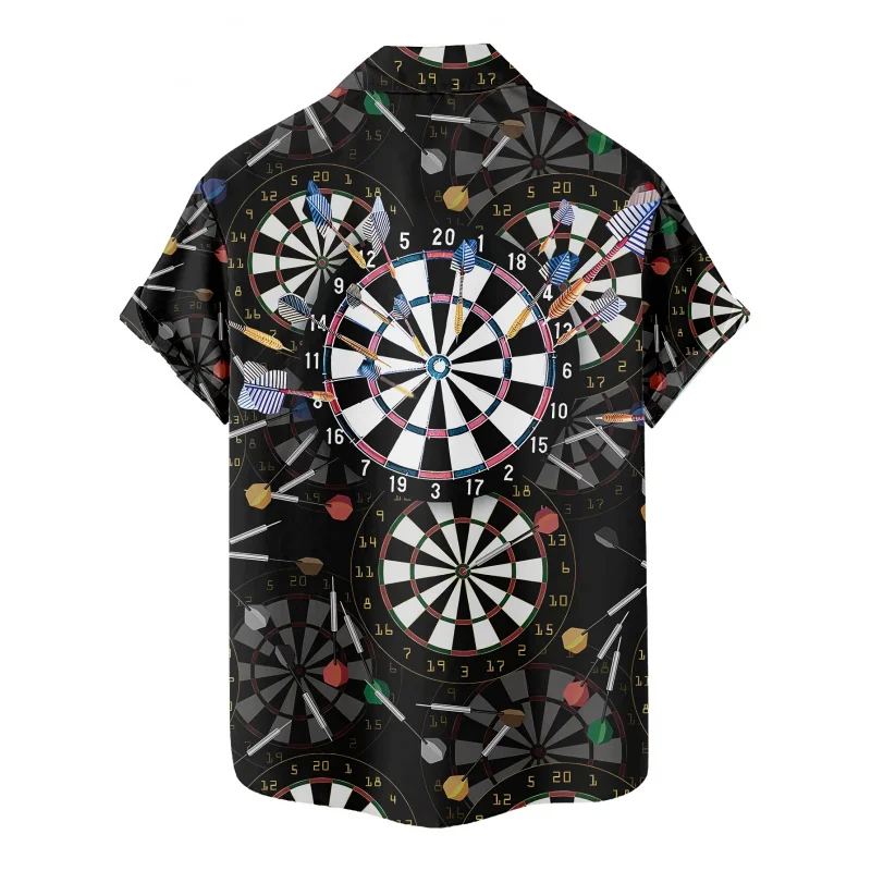 Vintage bar darts pattern 3D printed men's shirt casual personality hip-hop rock Street Hawaiian shirt
Vintage bar darts pattern 3D printed men's shirt casual personality hip-hop rock Street Hawaiian shirt