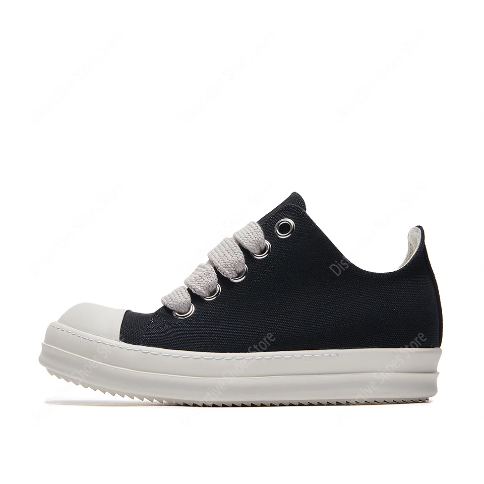 Brand Jumbo Lace Ro Women's Shoes Hot Sale Designer Black Canvas Lace-up Male Sneakers Classic Casual High Street Hip-hop Shoes
Brand Jumbo Lace Ro Women's Shoes Hot Sale Designer Black Canvas Lace-up Male Sneakers Classic Casual High Street Hip-hop Shoes