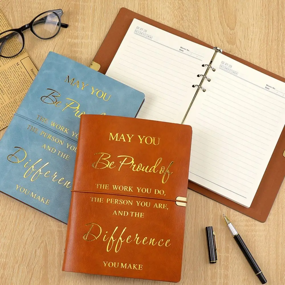 80 Sheets A5 English Notepad English Soft PU Leather Cover Loose-leaf Notebook Wear-resistant Portable Diary Stationery
80 Sheets A5 English Notepad English Soft PU Leather Cover Loose-leaf Notebook Wear-resistant Portable Diary Stationery