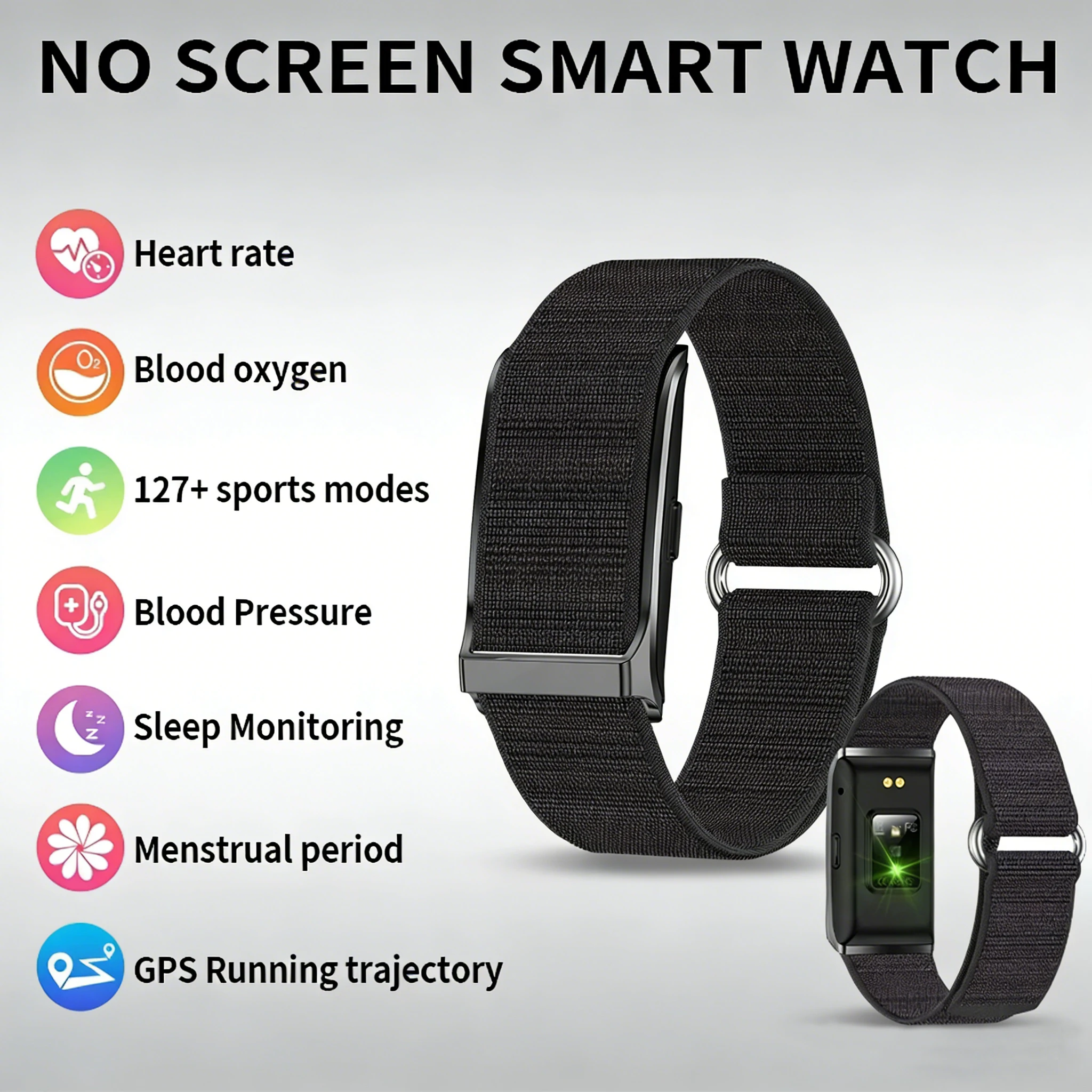 2026 New No Screen Smart Watch Men's Sports Outdoors Fitness Heart Rate Monitor 1ATM Waterproof New Smartwatch For Andrio IOS
2026 New No Screen Smart Watch Men's Sports Outdoors Fitness Heart Rate Monitor 1ATM Waterproof New Smartwatch For Andrio IOS