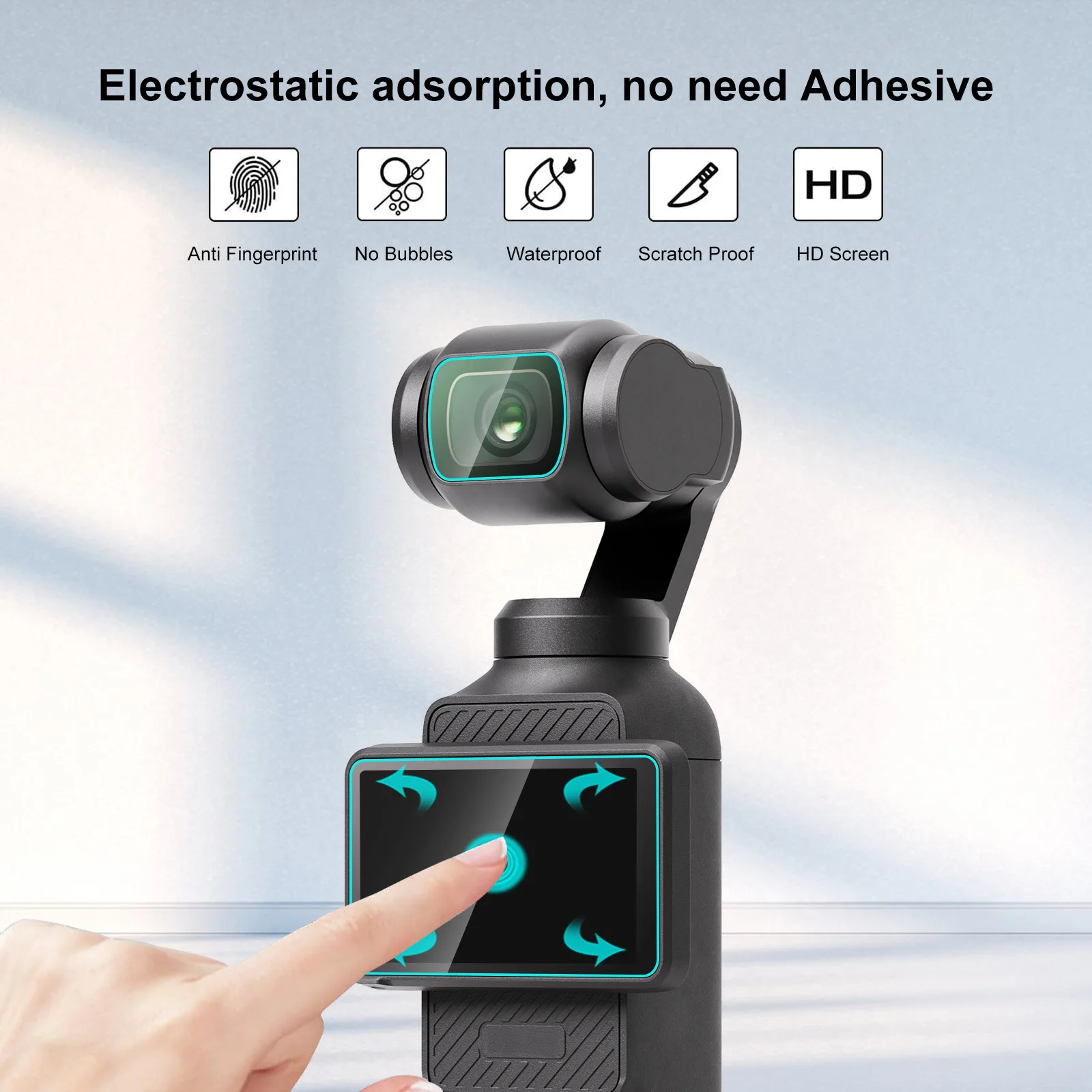 Sports Camera HD Lens Protective Film 10x6x0.3cm Tempered Glass Screen Film For DJI For Osmo Pocket 3 9H 2.5D Accessories
Sports Camera HD Lens Protective Film 10x6x0.3cm Tempered Glass Screen Film For DJI For Osmo Pocket 3 9H 2.5D Accessories