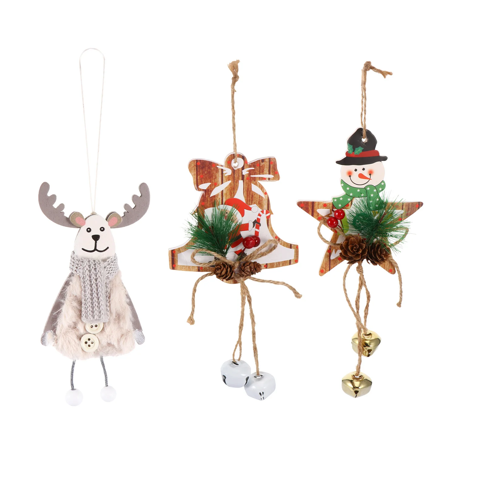 3Pcs Wooden Xmas Hanging Ornaments Thick Eco Friendly Safe Christmas Tree Decor Rustic Xmas Decorations Gift Tags 
3Pcs Wooden Xmas Hanging Ornaments Thick Eco Friendly Safe Christmas Tree Decor Rustic Xmas Decorations Gift Tags