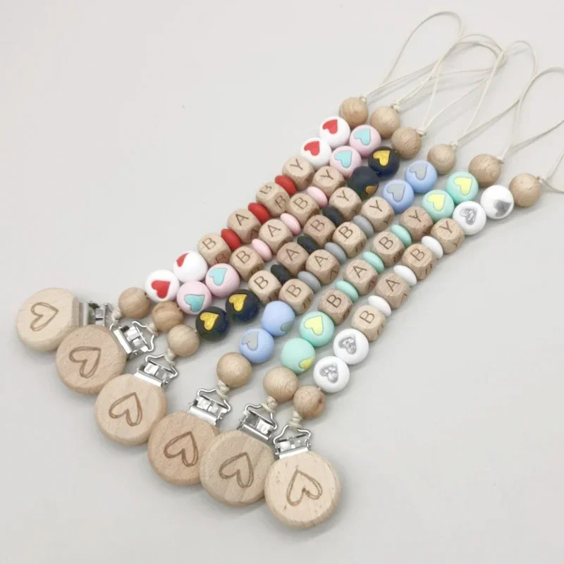 Baby Custom Personalize Name Pacifier Clips Dummy Chain Holder Newborn Soother Nipple Holder Infant Feeding Teething Toy Gifts
Baby Custom Personalize Name Pacifier Clips Dummy Chain Holder Newborn Soother Nipple Holder Infant Feeding Teething Toy Gifts
