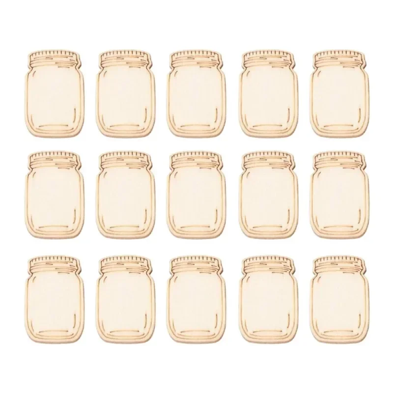 10pcs Wood Mason Jar Cutouts Wooden Pieces Craft DIY Wooden Crafts Slice Wood Chips Wood Ornaments
10pcs Wood Mason Jar Cutouts Wooden Pieces Craft DIY Wooden Crafts Slice Wood Chips Wood Ornaments