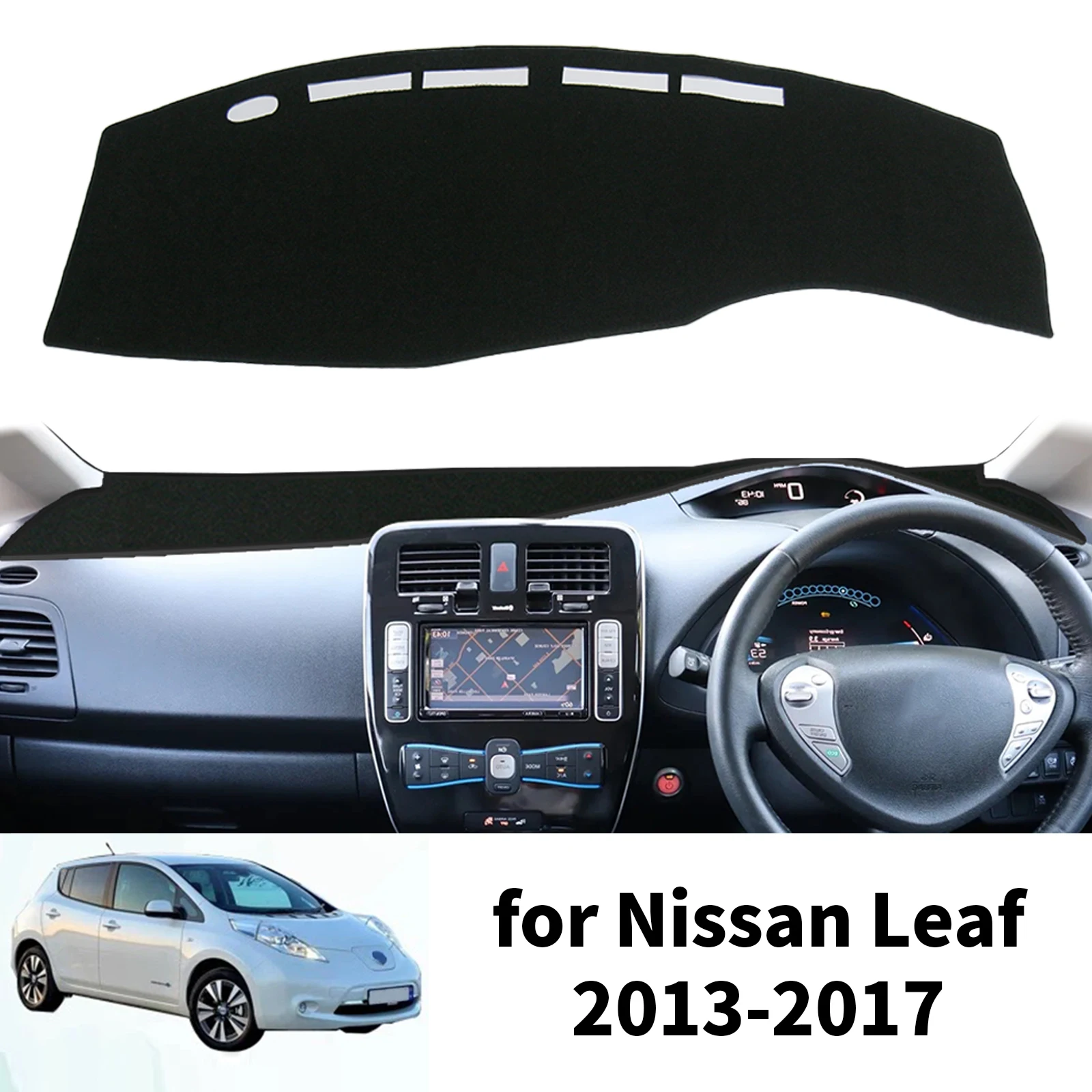 Dash Mat Dashmat for Nissan Leaf 2013 2014 2015 2016 2017 Dashboard Cover Pad Car Accessories Sunshade Protective Carpet
Dash Mat Dashmat for Nissan Leaf 2013 2014 2015 2016 2017 Dashboard Cover Pad Car Accessories Sunshade Protective Carpet