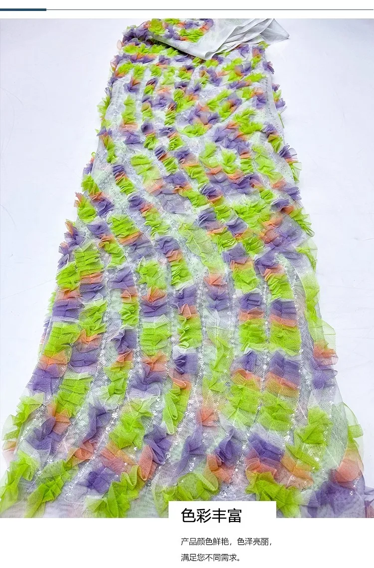 1yard Handmade wavy lace sequin embroidery tissu new gauze fabric Dress and wedding cheongsam fabric for patchwork
1yard Handmade wavy lace sequin embroidery tissu new gauze fabric Dress and wedding cheongsam fabric for patchwork