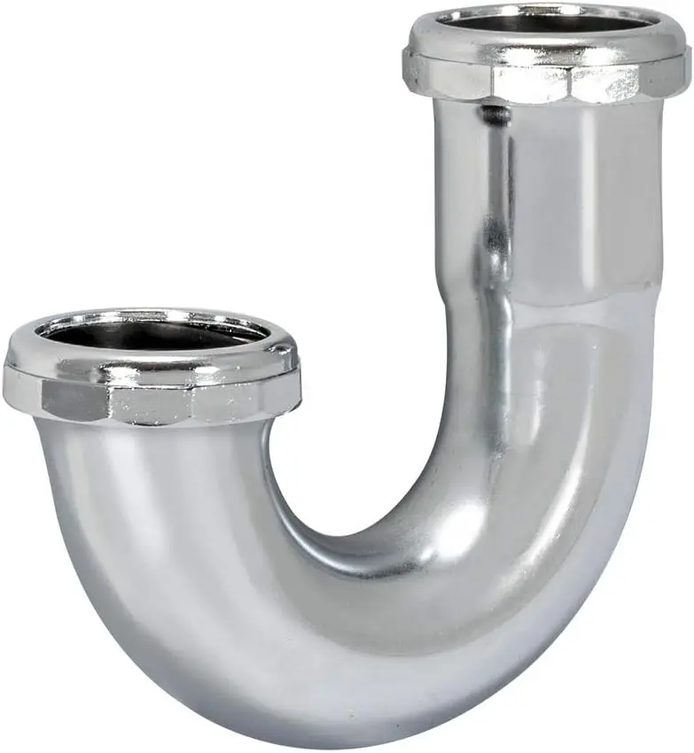 1-1/2 Inch Heavy Duty J Bend with Slip Joint Connection, 17 Gauge, Brass Plumbing Fitting, Chrome, 35131
1-1/2 Inch Heavy Duty J Bend with Slip Joint Connection, 17 Gauge, Brass Plumbing Fitting, Chrome, 35131