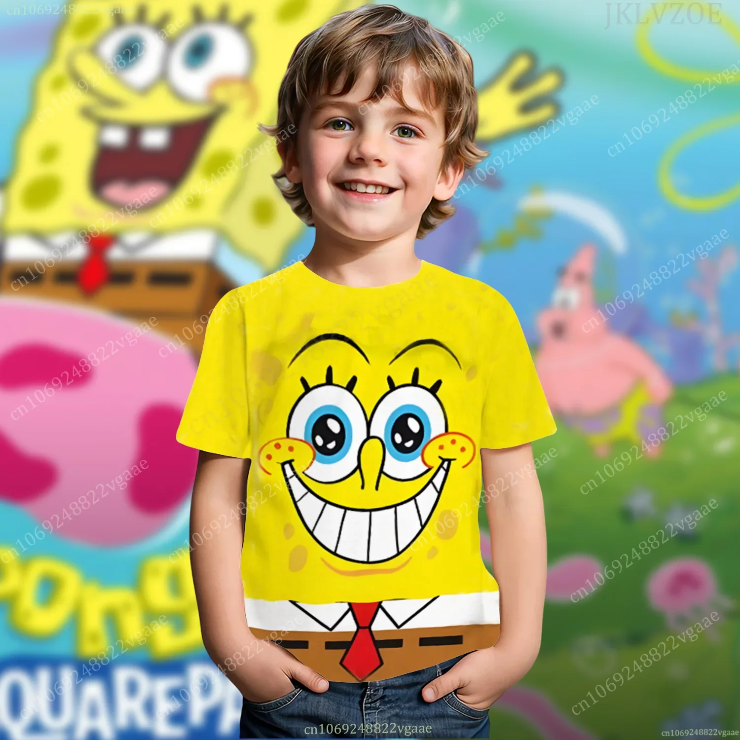 SpongeBob SquarePants Fun Summer Children's Round Neck T-shirt Street Fashion Casual Adult Short Sleeve Parent-child Couple Tops
SpongeBob SquarePants Fun Summer Children's Round Neck T-shirt Street Fashion Casual Adult Short Sleeve Parent-child Couple Tops
