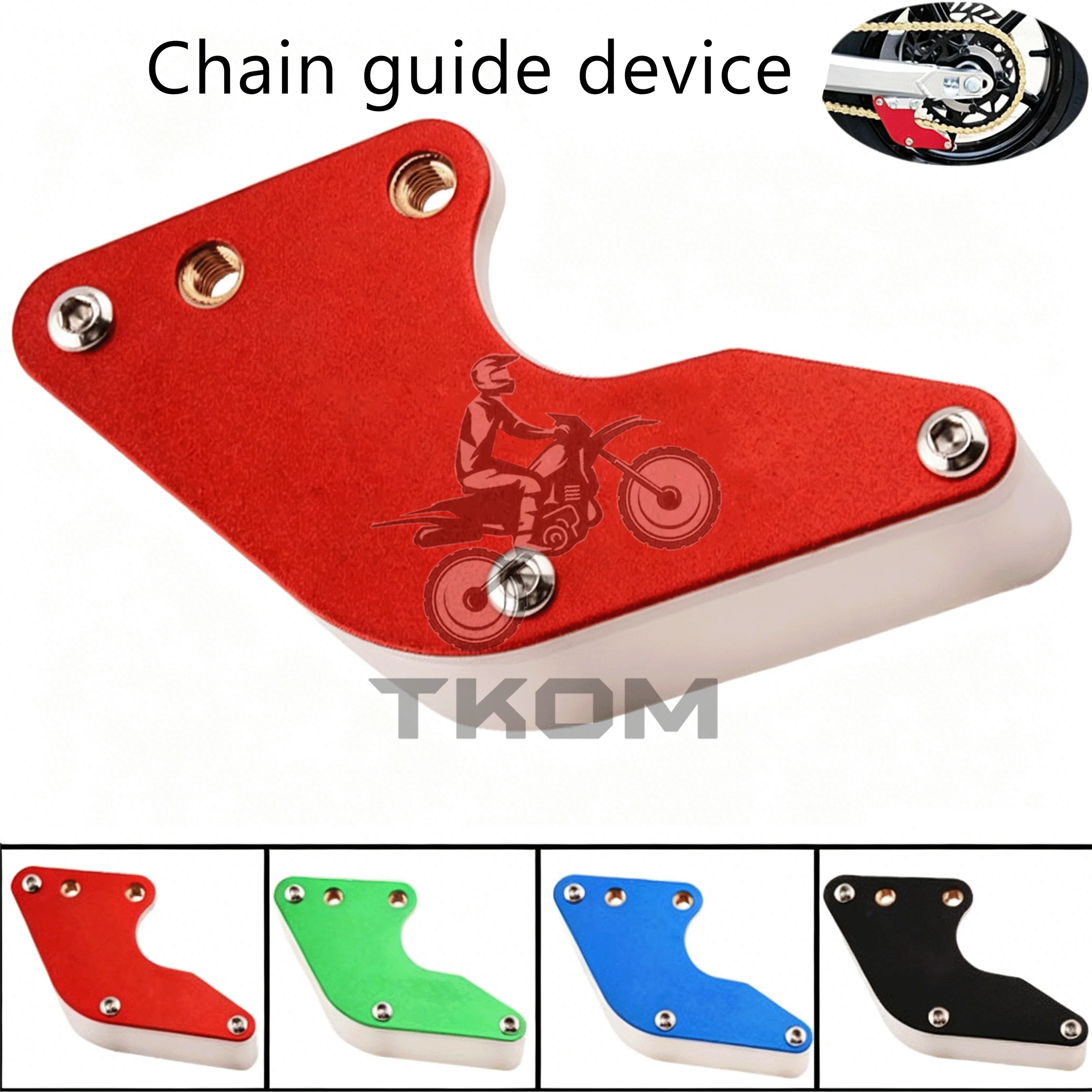 Aluminum Chain Guard for Motorcycles Designed for Dirt Bikes Including IRBIS BSE KAYO SSR TTR XR CRF KLX 50CC-160CC
Aluminum Chain Guard for Motorcycles Designed for Dirt Bikes Including IRBIS BSE KAYO SSR TTR XR CRF KLX 50CC-160CC