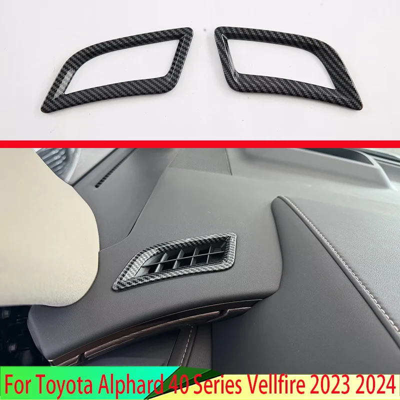 Для Toyota Alphard 40 Series Vellfire 2023 2024 стильная верхняя передняя крышка из углеродного волокна для вентиляционного отверстия Внешняя рамка
Для Toyota Alphard 40 Series Vellfire 2023 2024 стильная верхняя передняя крышка из углеродного волокна для вентиляционного отверстия Внешняя рамка