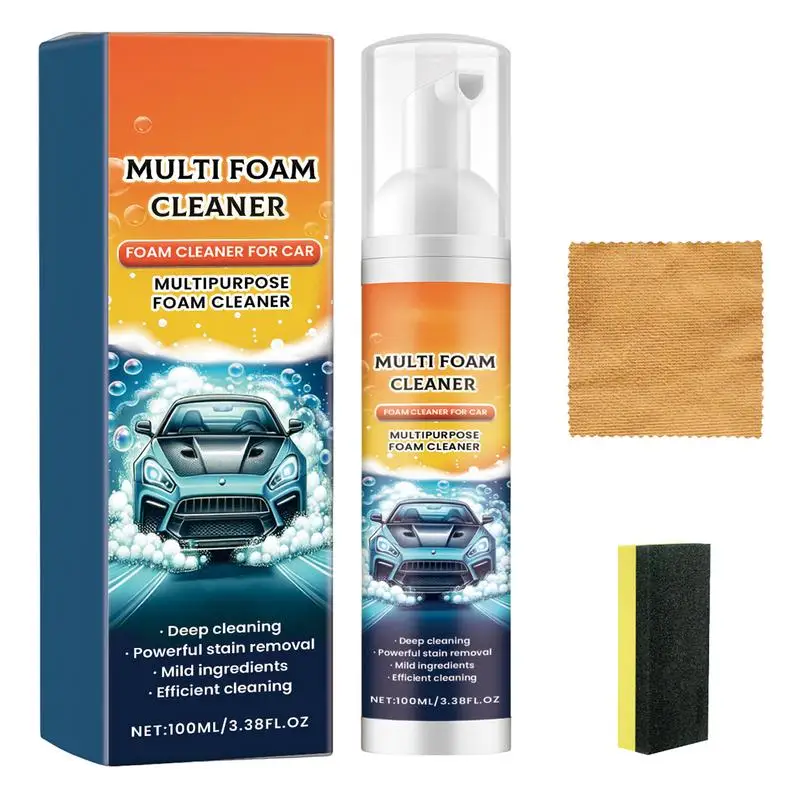 Car Foam Cleaner Interior Leather Plastic Efficient Cleaning Foam Cleaner Automobiles Interior Stain Removal Deep Cleaning Foam
Car Foam Cleaner Interior Leather Plastic Efficient Cleaning Foam Cleaner Automobiles Interior Stain Removal Deep Cleaning Foam