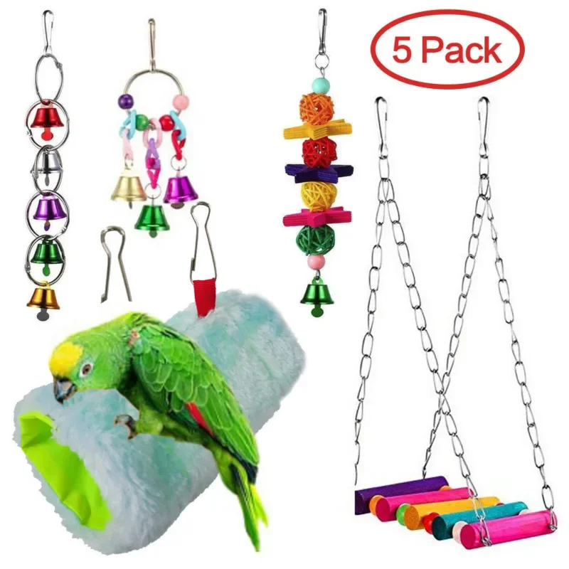 Parrot Toy Sets Pet Toys Winter Warm Tunnel Colorful Swing Climbing Biting Toys 5PCs
Parrot Toy Sets Pet Toys Winter Warm Tunnel Colorful Swing Climbing Biting Toys 5PCs