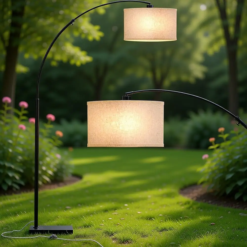 Bright Standing Lamp for Living Rooms, Offices & Bedrooms, Tall Hanging Floor Lamp for Reading and More - Black
Bright Standing Lamp for Living Rooms, Offices & Bedrooms, Tall Hanging Floor Lamp for Reading and More - Black