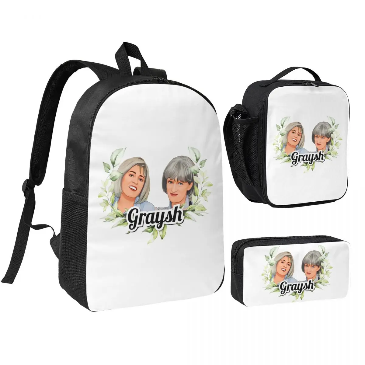 Prue And Trude Backpack Boys Girls BookBag School Bag Shoulder Bags 3ps Insulated Lunch Bag Pencil Case
Prue And Trude Backpack Boys Girls BookBag School Bag Shoulder Bags 3ps Insulated Lunch Bag Pencil Case