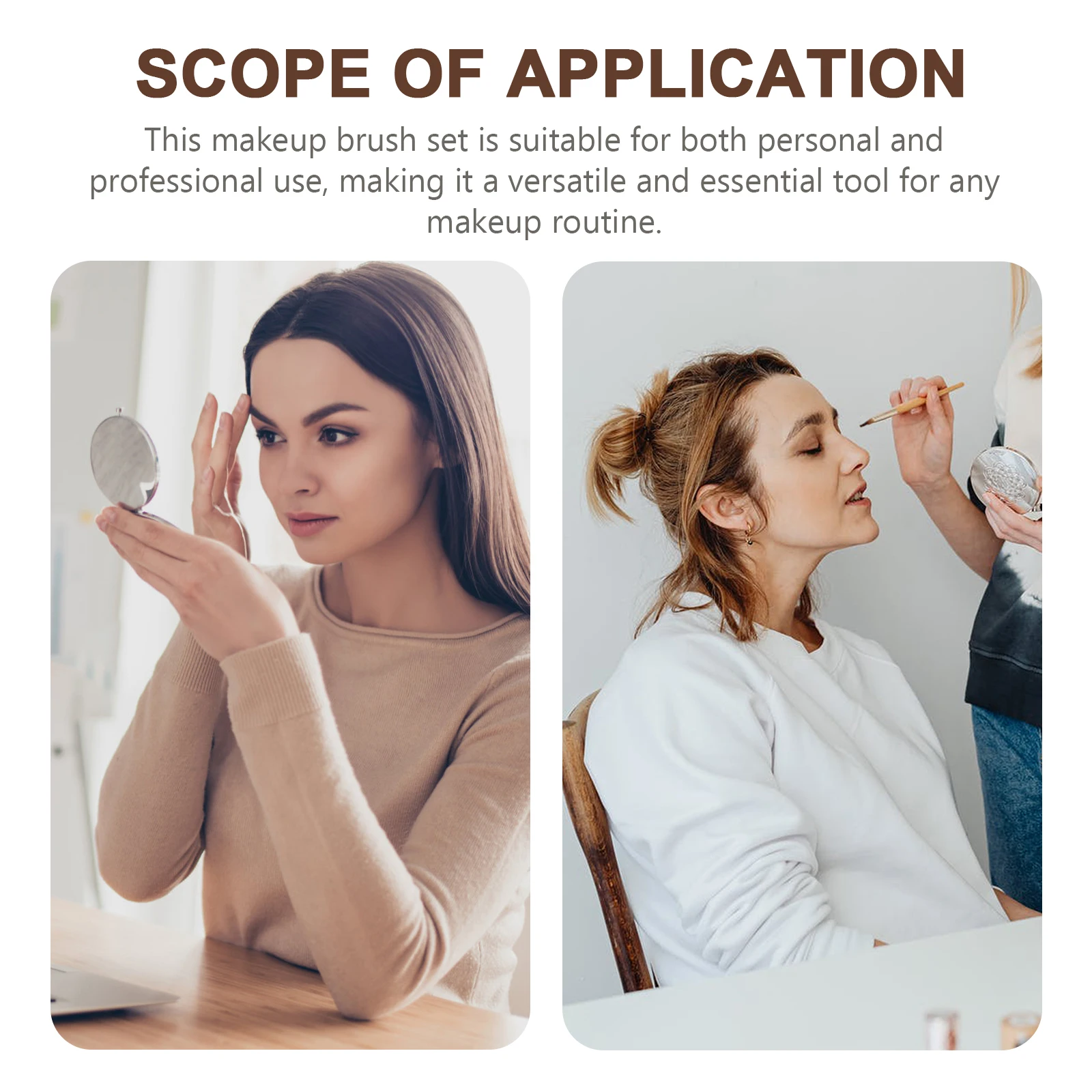 5Pcs Makeup Brush Set for Women Versatile Essential Kit for Foundation Blush Eyeshadow Concealer Powder Application Daily Use
5Pcs Makeup Brush Set for Women Versatile Essential Kit for Foundation Blush Eyeshadow Concealer Powder Application Daily Use