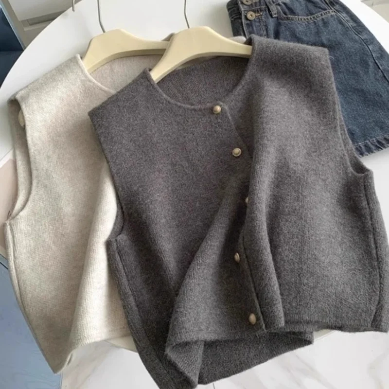 2026 Spring Season Woolen Knitted Sweater Base Layer Inner Wear for Women New Style Lang Tong Women's Vest No Pilling
2026 Spring Season Woolen Knitted Sweater Base Layer Inner Wear for Women New Style Lang Tong Women's Vest No Pilling