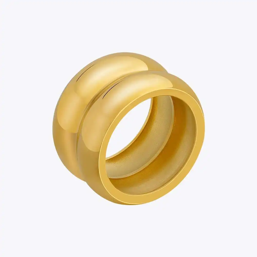 ENFASHION Curved Shape Ring For Women Anillos Mujer Gold Color Stainless Stee Fashion Jewelry Rings Simple Party Dropship 234193
ENFASHION Curved Shape Ring For Women Anillos Mujer Gold Color Stainless Stee Fashion Jewelry Rings Simple Party Dropship 234193