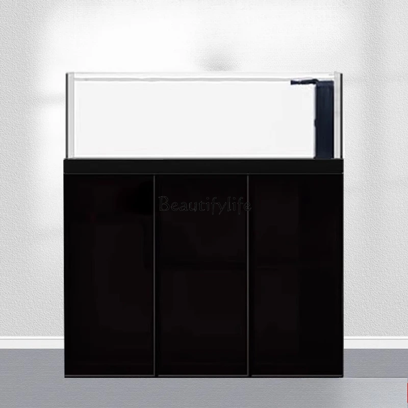 New Chinese ultra-white glass household stream tank original tank integrated water cutting bottom filter light luxury
New Chinese ultra-white glass household stream tank original tank integrated water cutting bottom filter light luxury