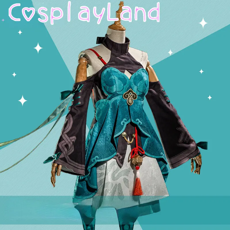 Game Honkai Star Rail QINGQUE Cosplay Costume Sexy Dress Uniform Outfits Halloween Carnival Party Clothes Fancy Dress Cosplay
Game Honkai Star Rail QINGQUE Cosplay Costume Sexy Dress Uniform Outfits Halloween Carnival Party Clothes Fancy Dress Cosplay