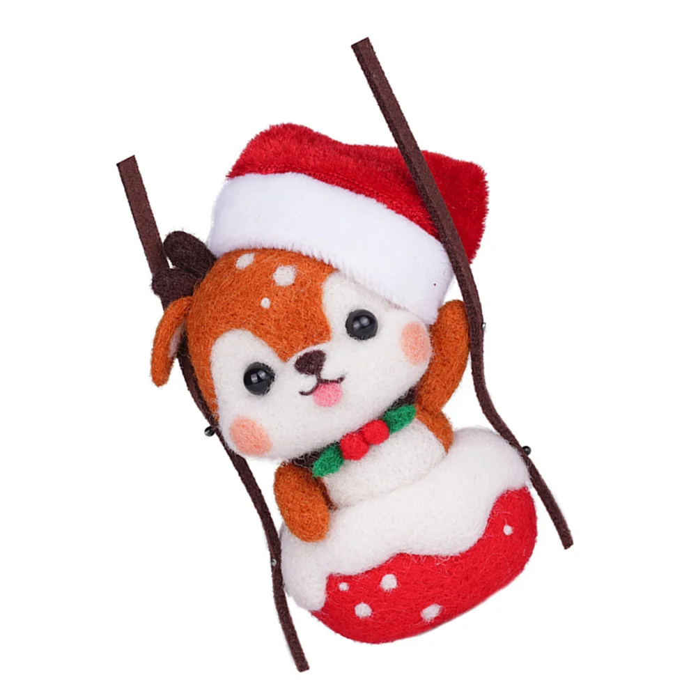 1 set Wool Felt DIY Pendant Kits for Needle Felting Crafts Christmas Ornaments Decorative Tools Animal Making Supplies
1 set Wool Felt DIY Pendant Kits for Needle Felting Crafts Christmas Ornaments Decorative Tools Animal Making Supplies
