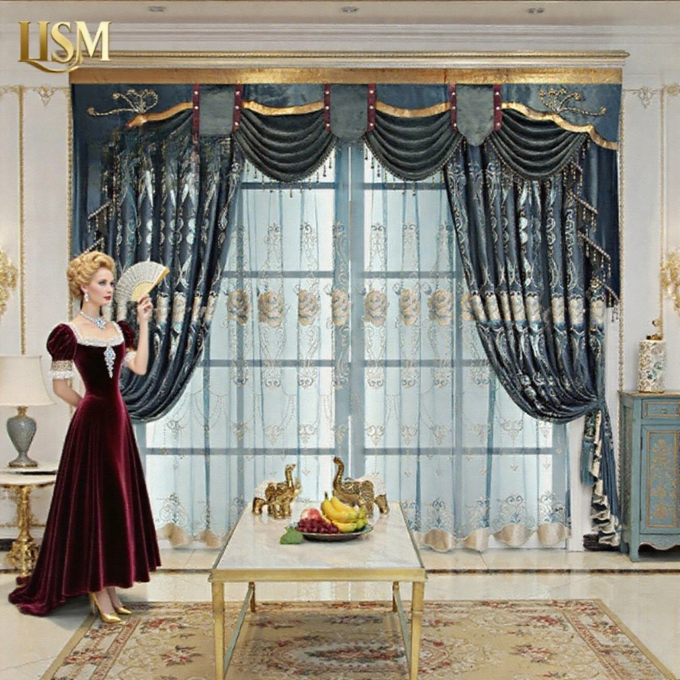 European Luxury Curtain for Living Room Bedroom Double Layer Blackout Hollow Embroidered Window House Decor Custom Elegant Tulle
European Luxury Curtain for Living Room Bedroom Double Layer Blackout Hollow Embroidered Window House Decor Custom Elegant Tulle