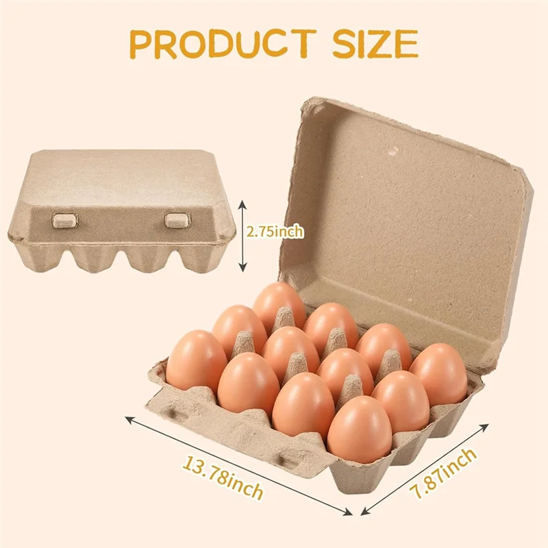 ABWP-20 Pack Egg Cartons, Paper Pulp Square Egg Cartons Eggs, Egg Cartons Container Empty Egg Tray Pulp Egg Holder
ABWP-20 Pack Egg Cartons, Paper Pulp Square Egg Cartons Eggs, Egg Cartons Container Empty Egg Tray Pulp Egg Holder
