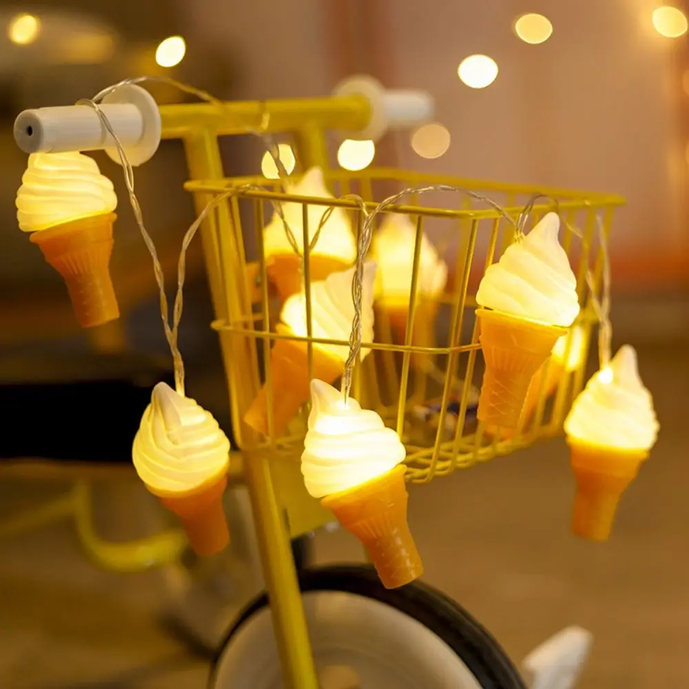 Sandwich Ice Cream Lights String 2M 10LED Warm Light Holiday Decorative Lamp Waterproof Cartoon Wedding Lamp Chain Patio
Sandwich Ice Cream Lights String 2M 10LED Warm Light Holiday Decorative Lamp Waterproof Cartoon Wedding Lamp Chain Patio