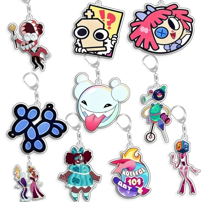 For The Amazing Digital Circus Kaufmo Gangle Ragatha Caine Acrylic Selfmade Cute Cartoon Anime Keychain Pendant Toy Gift 5cm
For The Amazing Digital Circus Kaufmo Gangle Ragatha Caine Acrylic Selfmade Cute Cartoon Anime Keychain Pendant Toy Gift 5cm