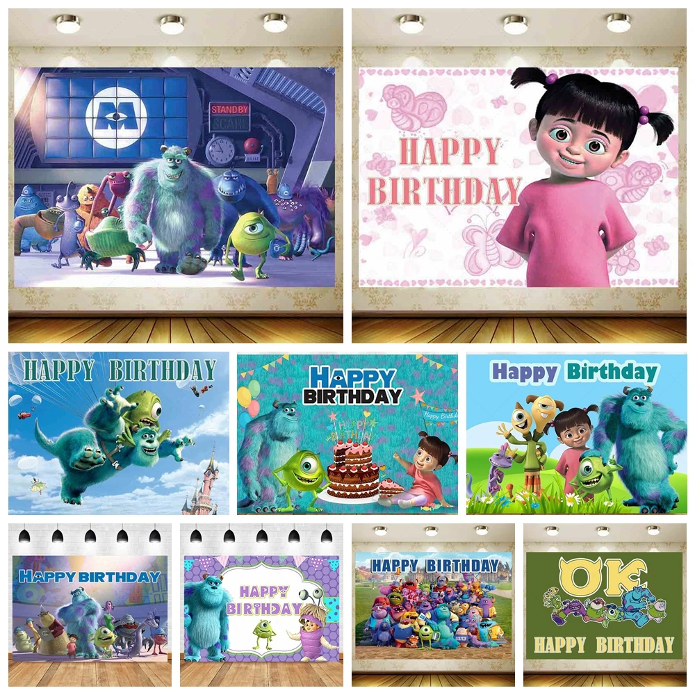 Disney Monster Inc Theme Party Decoration Background Kids Children Baby Shower Backdrop Supplies Photography Studios Custom
Disney Monster Inc Theme Party Decoration Background Kids Children Baby Shower Backdrop Supplies Photography Studios Custom