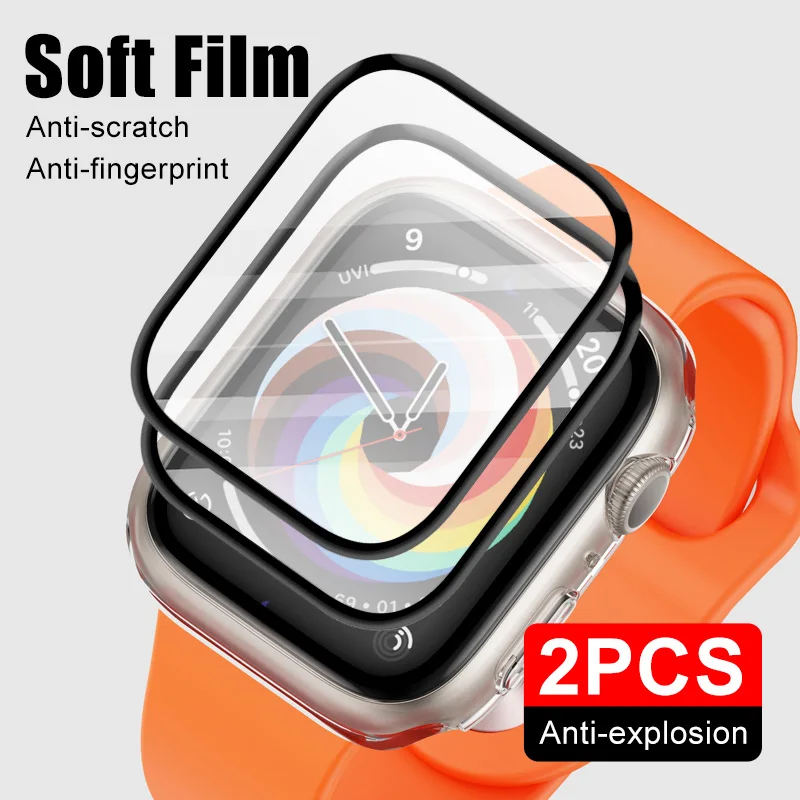 2 шт. для Apple Watch 44 мм 40 мм 45 мм 41 мм 42 мм защита для экрана i Watch Ultra 49 мм серии 9 8 7 6 5 4 3 2 1 SE защитная пленка
2 шт. для Apple Watch 44 мм 40 мм 45 мм 41 мм 42 мм защита для экрана i Watch Ultra 49 мм серии 9 8 7 6 5 4 3 2 1 SE защитная пленка