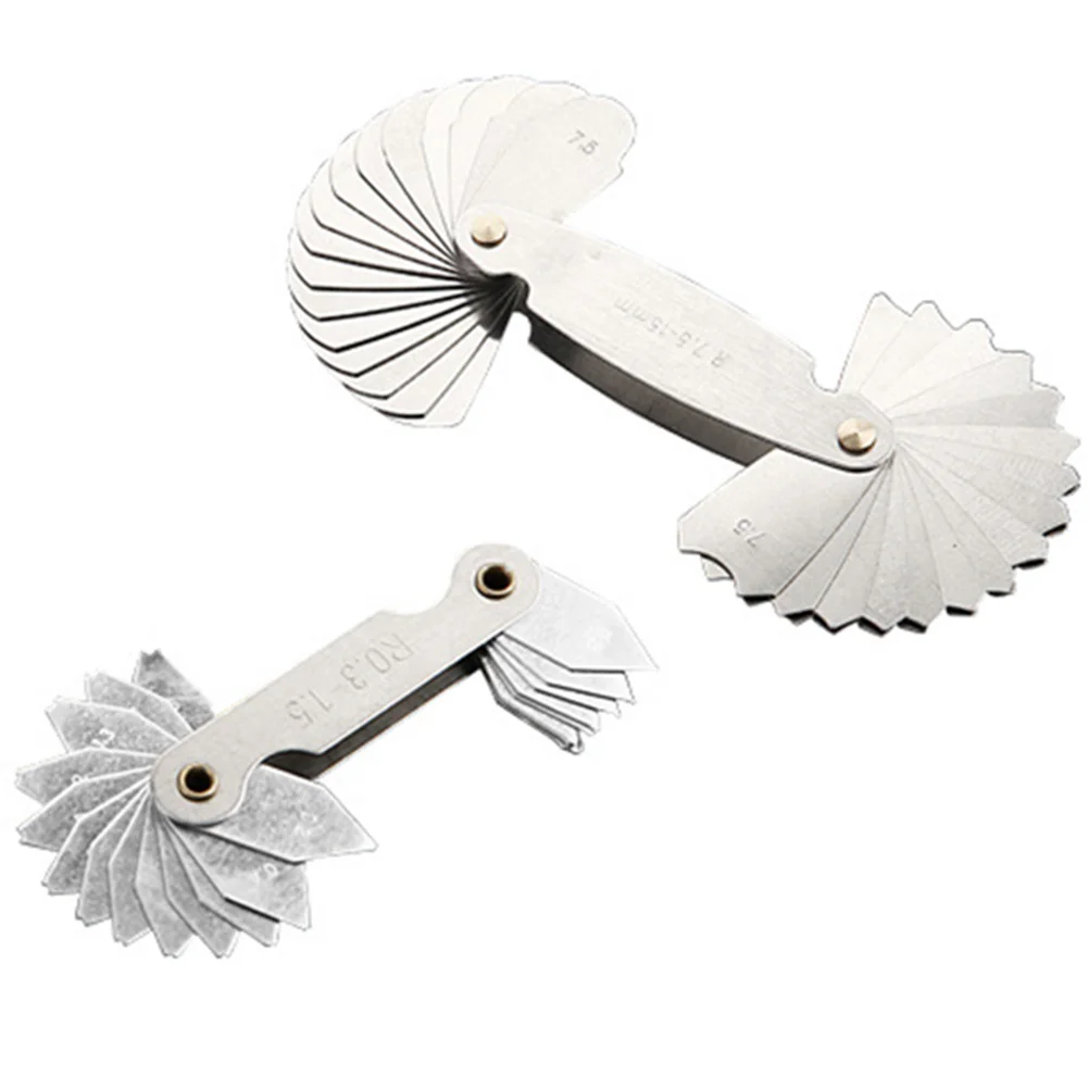2pcs Gauge Arc Measuring Tool Stainless Steel Convex Concave Replacement Meter for Arc Measuring Tool Measurement Tools
2pcs Gauge Arc Measuring Tool Stainless Steel Convex Concave Replacement Meter for Arc Measuring Tool Measurement Tools