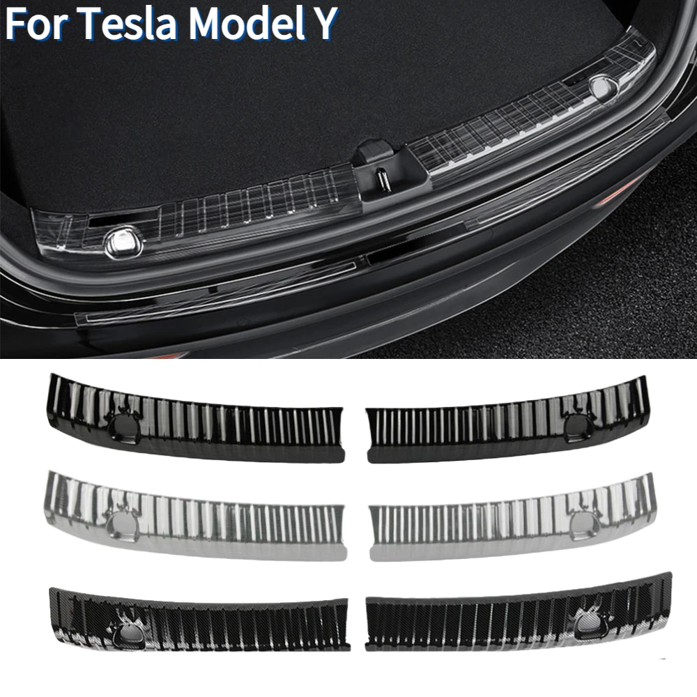Для Tesla Model Y 2017-2023, Автомобильный задний бампер, ножная пластина, защита порога двери багажника, защитная крышка, чехол на порог заднего багажника
Для Tesla Model Y 2017-2023, Автомобильный задний бампер, ножная пластина, защита порога двери багажника, защитная крышка, чехол на порог заднего багажника