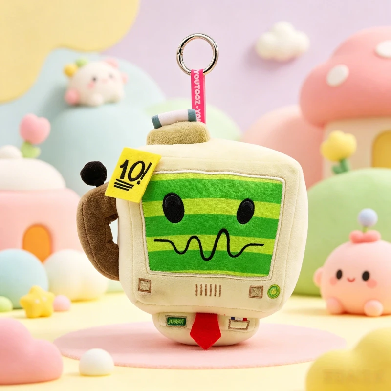 JobBot Computer Robot Plush Keychain, Game Peripheral Cute Stuffed Animal Keyring Bag Backpack Pendant for Fans Gift
JobBot Computer Robot Plush Keychain, Game Peripheral Cute Stuffed Animal Keyring Bag Backpack Pendant for Fans Gift