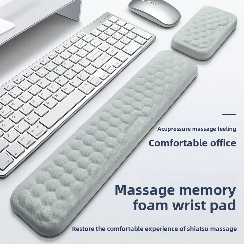Ergonomic Memory Foam Keyboard Wrist Rest Pad with Massage Texture, Comfortable Wrist Support for Office & Gaming
Ergonomic Memory Foam Keyboard Wrist Rest Pad with Massage Texture, Comfortable Wrist Support for Office & Gaming
