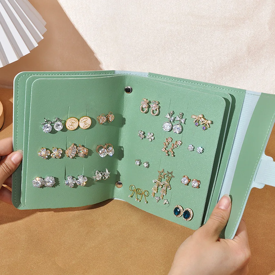 Jewelry Organizer Book - Travel-Friendly Multi-Functional Earrings Stud Organizer Bag & Large-Capacity Jewelry Pouch
Jewelry Organizer Book - Travel-Friendly Multi-Functional Earrings Stud Organizer Bag & Large-Capacity Jewelry Pouch