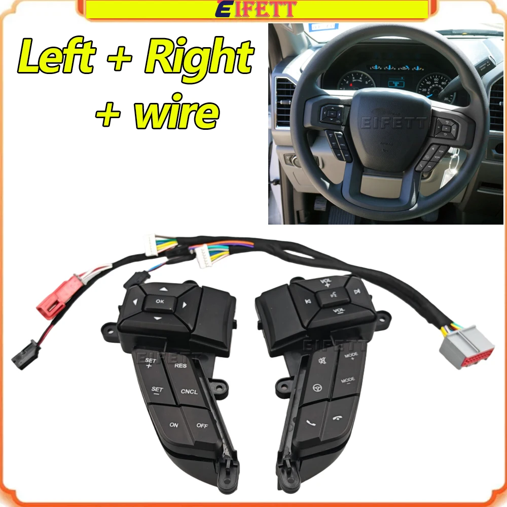Steering Wheel Switch For Ford F-150 2015-2018 F-250 F-350 Super Duty 2015-2019 Bluetooth Volume Cruise Music Phone Button
Steering Wheel Switch For Ford F-150 2015-2018 F-250 F-350 Super Duty 2015-2019 Bluetooth Volume Cruise Music Phone Button