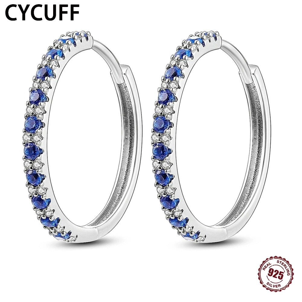 CYCUFF стерлингового серебра 925 пробы, циркон, аквамарин, большие круглые серьги-кольца для женщин и девочек, модные женские серьги для свадебной вечеринки, тренд 2025
CYCUFF стерлингового серебра 925 пробы, циркон, аквамарин, большие круглые серьги-кольца для женщин и девочек, модные женские серьги для свадебной вечеринки, тренд 2025