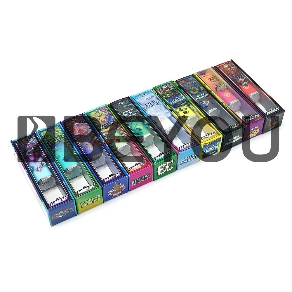 Slugger Empty Cartridge Paper Container 2000mg Clear Window Child Proof Lock Storage Box Cart Slot Display Packaging Custom Logo
Slugger Empty Cartridge Paper Container 2000mg Clear Window Child Proof Lock Storage Box Cart Slot Display Packaging Custom Logo
