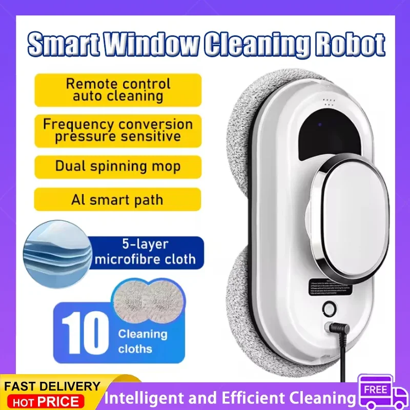Robot Window Cleaner Window Cleaning Robot Smart Home Robot Vacuum CleanerRemote Control Glass Cleaning Robots
Robot Window Cleaner Window Cleaning Robot Smart Home Robot Vacuum CleanerRemote Control Glass Cleaning Robots