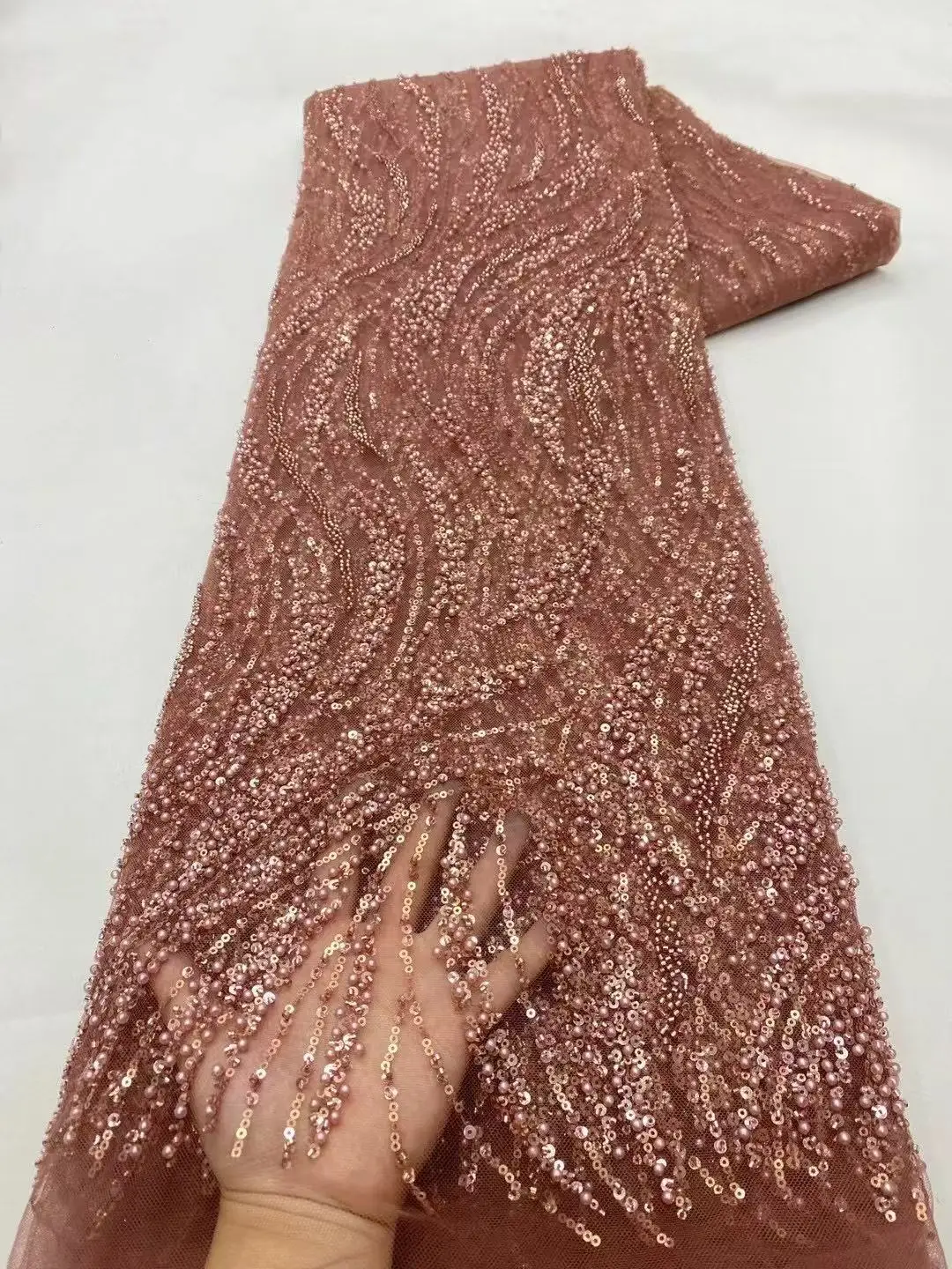 Green Sequin Lace Fabric African Fabric Lace Wedding Dress 2025 Luxury Gold Beaded Lace French Mesh Sequence for Sewing
Green Sequin Lace Fabric African Fabric Lace Wedding Dress 2025 Luxury Gold Beaded Lace French Mesh Sequence for Sewing