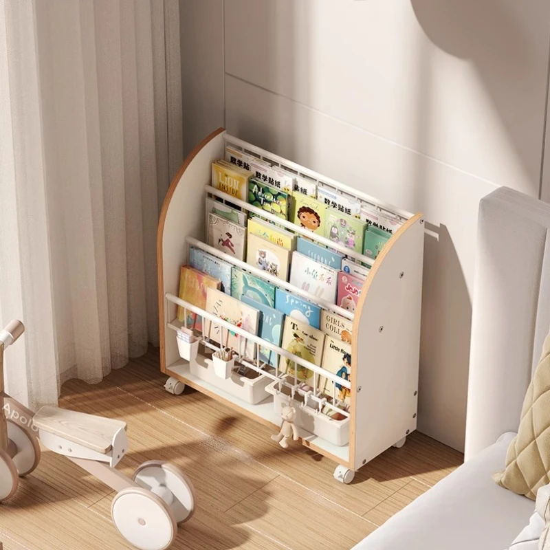 Children's bookshelf household floor simple shelf living room children's storage rack baby picture book rack mobile bookcase
Children's bookshelf household floor simple shelf living room children's storage rack baby picture book rack mobile bookcase
