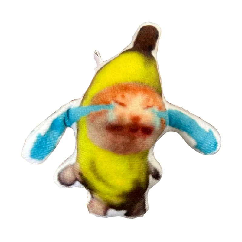 CS-Crying Banana Cat, брелок, плюшевый кулон, милый банановый кот со звуковой сумкой, забавный кулон, подарки одноклассника для детей, прочный
CS-Crying Banana Cat, брелок, плюшевый кулон, милый банановый кот со звуковой сумкой, забавный кулон, подарки одноклассника для детей, прочный