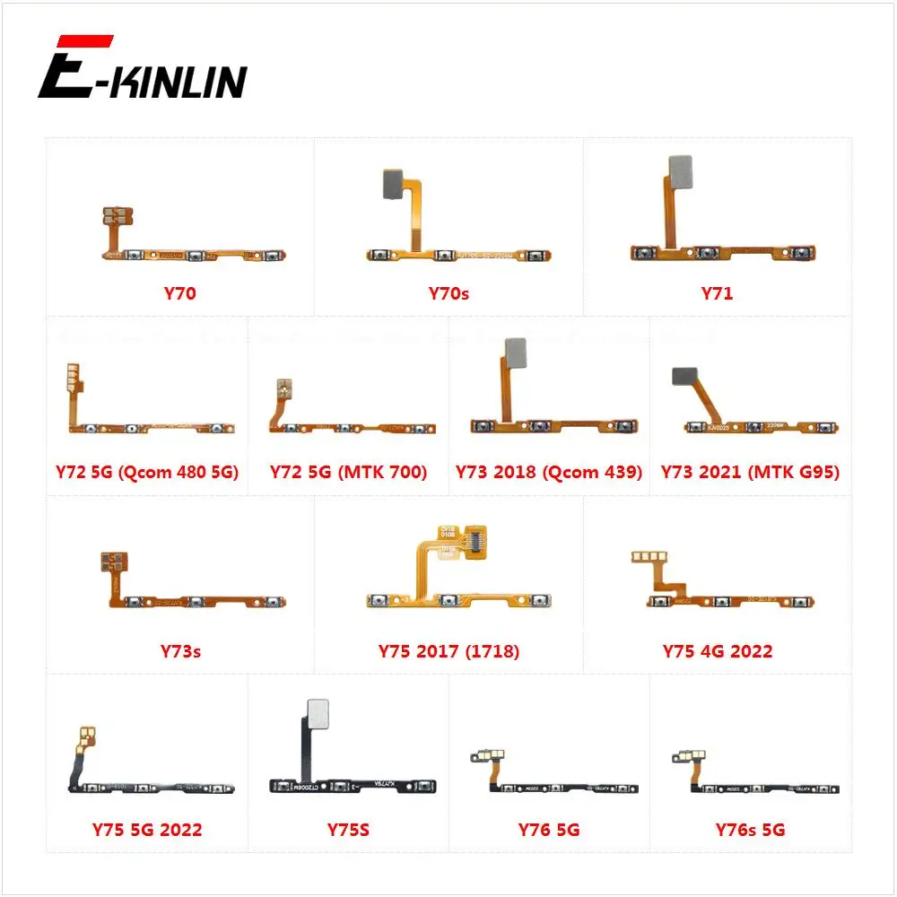 Switch Power ON OFF Button Flex Cable Ribbon For Vivo Y70 Y70s Y71 Y72 Y73 Y73sY75 Y75s Y76 Y76s Mute Silence Volume Key
Switch Power ON OFF Button Flex Cable Ribbon For Vivo Y70 Y70s Y71 Y72 Y73 Y73sY75 Y75s Y76 Y76s Mute Silence Volume Key