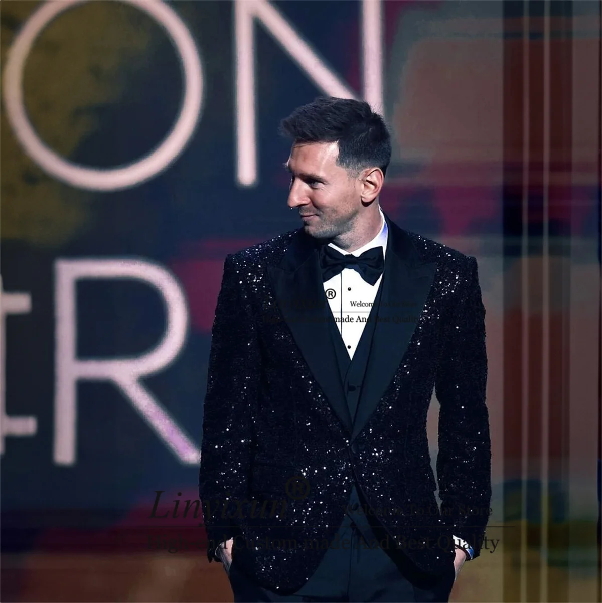 Shiny Sequins Wedding Suits For Men Peaked Lapel Groom Tuxedos 3 Pieces Sets Male Prom Blazer Slim Fit Terno masculinos completo
Shiny Sequins Wedding Suits For Men Peaked Lapel Groom Tuxedos 3 Pieces Sets Male Prom Blazer Slim Fit Terno masculinos completo