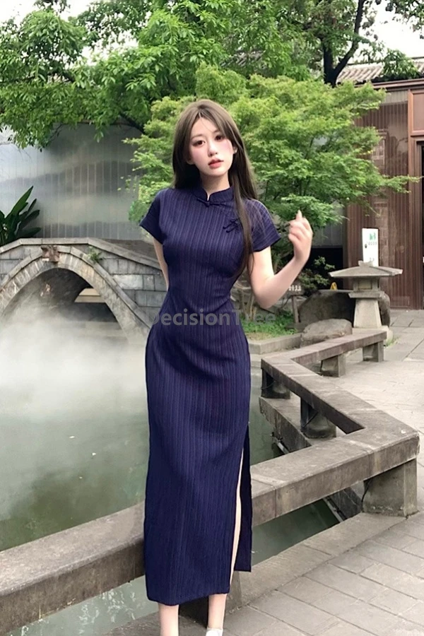 2025 plain elegant simple style qipao dress chinese style slim fitting youth women daily qipao literature art temperament dress
2025 plain elegant simple style qipao dress chinese style slim fitting youth women daily qipao literature art temperament dress