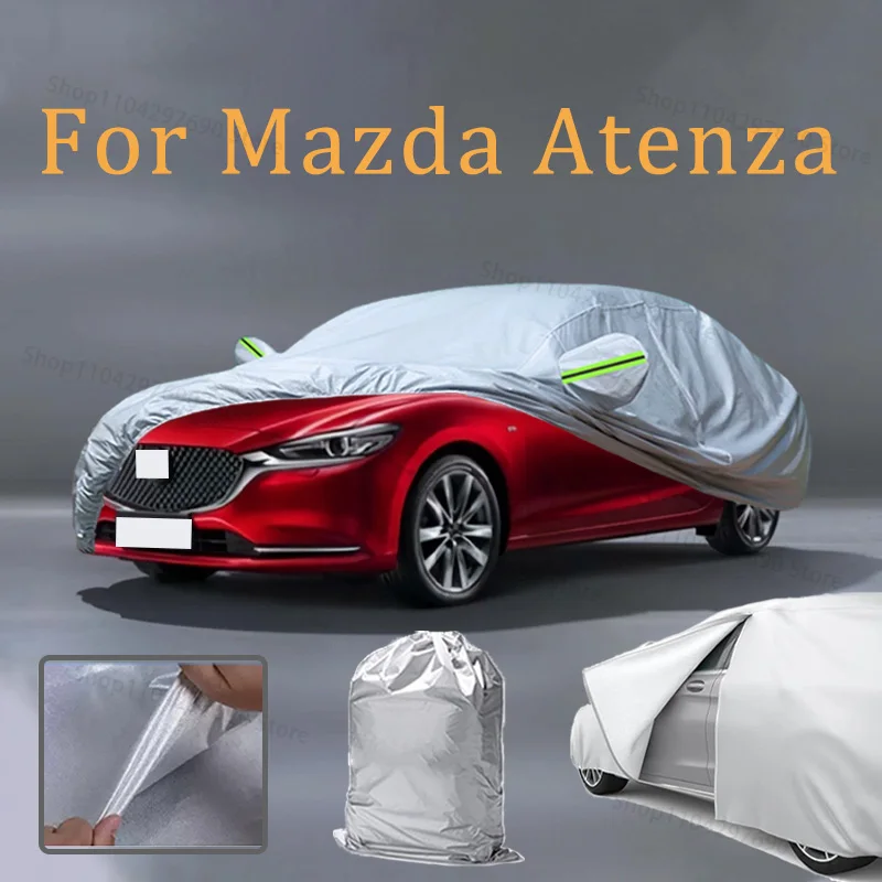 Автомобильный чехол для Mazda Atenza, дверная молния, полный внешний черный, серебристый, автомобильный чехол, солнцезащитный козырек, пылезащитный, водонепроницаемый, светоотражающие полосы
Автомобильный чехол для Mazda Atenza, дверная молния, полный внешний черный, серебристый, автомобильный чехол, солнцезащитный козырек, пылезащитный, водонепроницаемый, светоотражающие полосы
